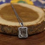 گردنبند در نجف نقره زنانه طرح آفرین - Image 3