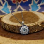 گردنبند فانتزی دخترانه نقره طرح مریلا - Image 2