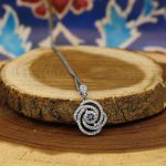 گردنبند فانتزی دخترانه نقره طرح شیلا - Image 2