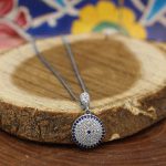 گردنبند فانتزی دخترانه نقره طرح مه لقا - Image 2