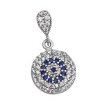 گردنبند فانتزی دخترانه نقره طرح روناک