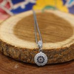 گردنبند فانتزی دخترانه نقره طرح روناک - Image 3