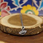 گردنبند فانتزی دخترانه نقره طرح بینا - Image 2