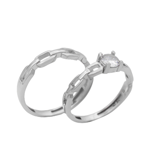 14-8-210chakameh-double-rings-set (1) انواع حلقه و پشت دخترانه فانتزی