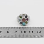 انگشتر چند سنگ نقره زنانه و مردانه دست ساز طرح مسیح + حرز امام جواد (ع) - Image 5