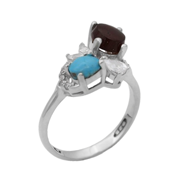 16-1-165 several-stones-sanaz-woman-ring(1) انگشتر چند سنگ زنانه نقره