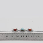 دستبند چند سنگ نقره زنانه طرح مهبد - Image 4