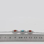 دستبند چند سنگ نقره زنانه طرح آرزو - Image 4