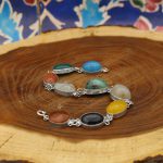 دستبند چند سنگ نقره زنانه طرح یکتا - Image 3