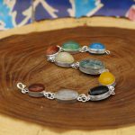 دستبند چند سنگ نقره زنانه طرح مروارید - Image 3