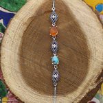 دستبند چند سنگ نقره زنانه طرح هستی - Image 3