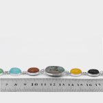 دستبند چند سنگ نقره زنانه طرح المیرا - Image 4