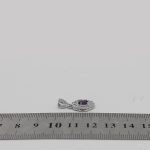 گردنبند آمیتیست الماس تراش نقره زنانه طرح مائده - Image 4