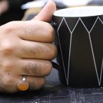 انگشتر عقیق سرخ یمنی نقره دست ساز مردانه و زنانه طرح کیوان + حرز امام جواد (ع) - Image 4