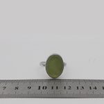 انگشتر عقیق سبز نقره دست ساز مردانه طرح شهاب + حرز امام جواد (ع) - Image 5