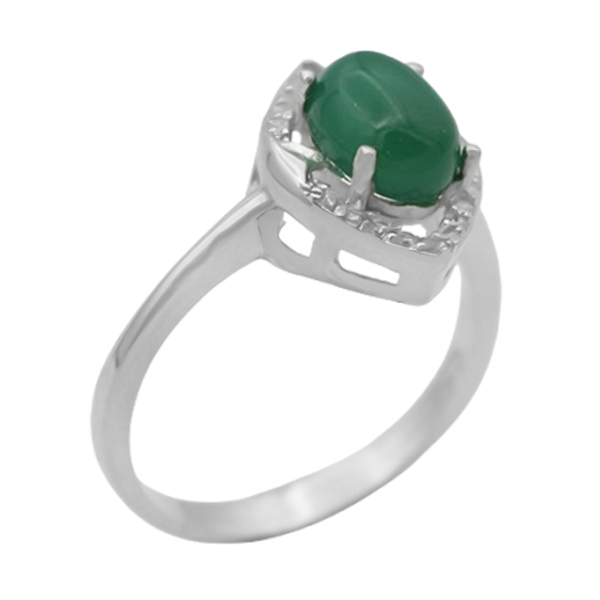 4-1-1848fazeleh-green-agate-ring (1) انگشتر عقیق سبز زنانه نقره فاخر