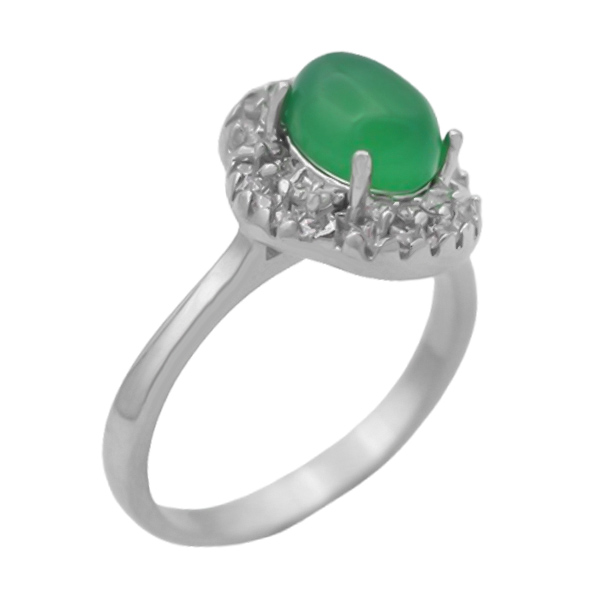 4-1-1849gloria-green-agate-ring (1) انگشتر عقیق سبز زنانه نقره