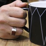 انگشتر عقیق سرخ نقره دست ساز مردانه و زنانه طرح فریبرز + حرز امام جواد (ع) - Image 4