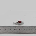 گردنبند عقیق سرخ نقره زنانه طرح نازی - Image 4