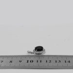 گردنبند عقیق مشکی نقره زنانه طرح نسرین - Image 4