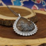 گردنبند شجر زنانه نقره دست ساز جواهری طرح صفیه + حرز امام جواد (ع) - Image 2