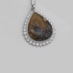 گردنبند شجر زنانه نقره دست ساز جواهری طرح صفیه + حرز امام جواد (ع) - Image 3