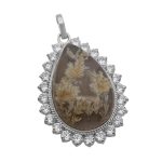 گردنبند شجر زنانه نقره دست ساز جواهری طرح شوکت + حرز امام جواد (ع)