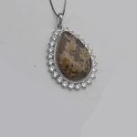 گردنبند شجر زنانه نقره دست ساز جواهری طرح شوکت + حرز امام جواد (ع) - Image 3