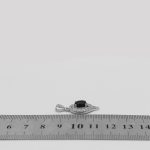 گردنبند عقیق مشکی نقره زنانه طرح تینا - Image 4