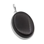 گردنبند عقیق سرخ نقره زنانه و مردانه طرح نامدار + حرز امام جواد (ع) + تربت امام حسین (ع)