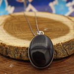 گردنبند عقیق سرخ نقره زنانه و مردانه طرح نامدار + حرز امام جواد (ع) + تربت امام حسین (ع) - Image 2