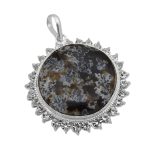 گردنبند شجر زنانه نقره دست ساز جواهری طرح درسا + حرز امام جواد (ع)