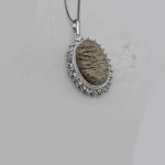 گردنبند شجر زنانه نقره دست ساز جواهری طرح آنجل + حرز امام جواد (ع) - Image 2