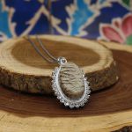 گردنبند شجر زنانه نقره دست ساز جواهری طرح آنجل + حرز امام جواد (ع) - Image 3