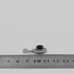 گردنبند عقیق مشکی نقره زنانه طرح سپیده - Image 4