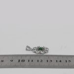 گردنبند زمرد زامبیا الماس تراش نقره زنانه طرح هلیا - Image 4