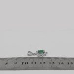 گردنبند زمرد زامبیا الماس تراش نقره زنانه طرح لیلا - Image 4