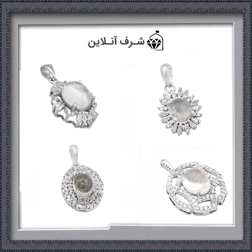 قیمت سنگ دور نجف اصل در گردنبند های زنانه