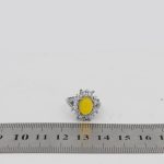 انگشتر شرف الشمس نقره زنانه طرح گیتا + حکاکی - Image 4