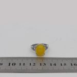 انگشتر شرف الشمس نقره زنانه طرح نوگل + حکاکی - Image 4