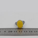 انگشتر شرف الشمس نقره زنانه طرح حوردخت + حکاکی - Image 4