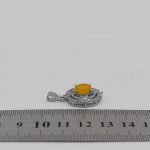 گردنبند شرف الشمس زنانه نقره طرح تلما + حکاکی - Image 3