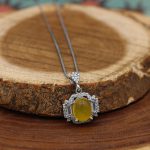 نیم ست شرف الشمس نقره زنانه طرح سوران + حکاکی - Image 2