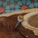 نیم ست شرف الشمس نقره زنانه طرح رامانا + حکاکی - Image 4