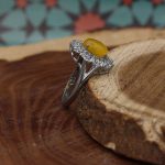 نیم ست شرف الشمس نقره زنانه طرح ستاره + حکاکی - Image 2