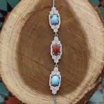 دستبند چند سنگ نقره زنانه طرح شهلا - Image 3