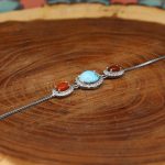 دستبند چند سنگ نقره زنانه طرح پریزاد - Image 3