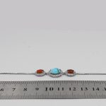 دستبند چند سنگ نقره زنانه طرح پریزاد - Image 4