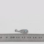 گردنبند توپاز الماس تراش زنانه نقره طرح غزاله - Image 4