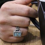 انگشتر فیروزه نیشابوری نقره مردانه طرح کامران - Image 5